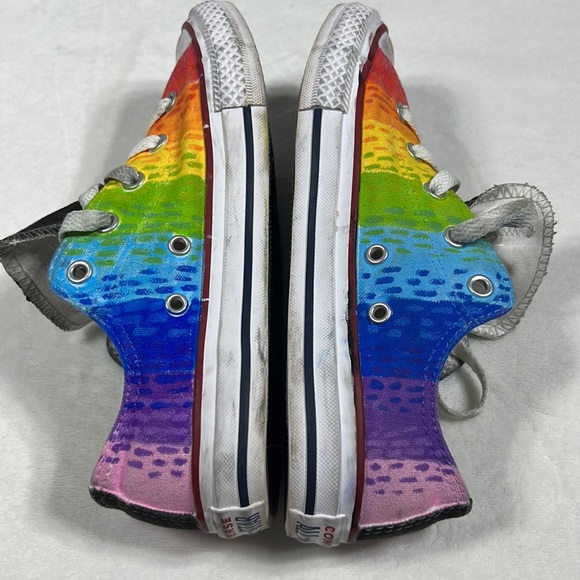 Custom Youth rainbow All-Star converse shoes - Picture 11 of 11
